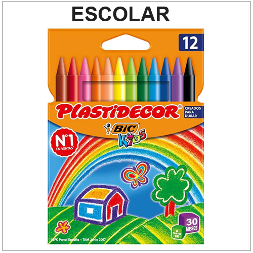 ESCOLAR PLASTIDECOR BIC GIOTTO FRIXION ALPINO LAPICES CERAS ROTULADORES