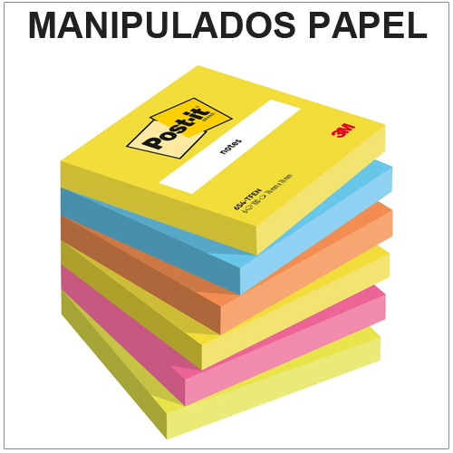 MANIPULADOS PAPEL NOTAS ADHESIVAS QUITA Y PON POS IT