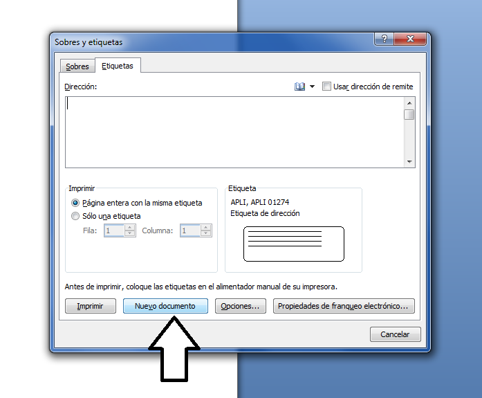 Comprar etiquetas apli