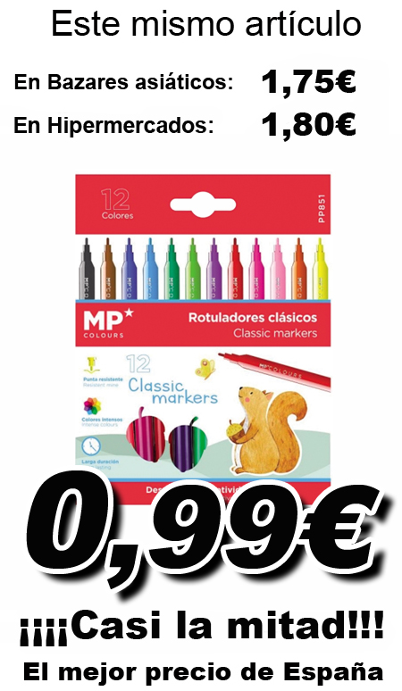 Supe rofertas en papeleria y material vuelta al cole